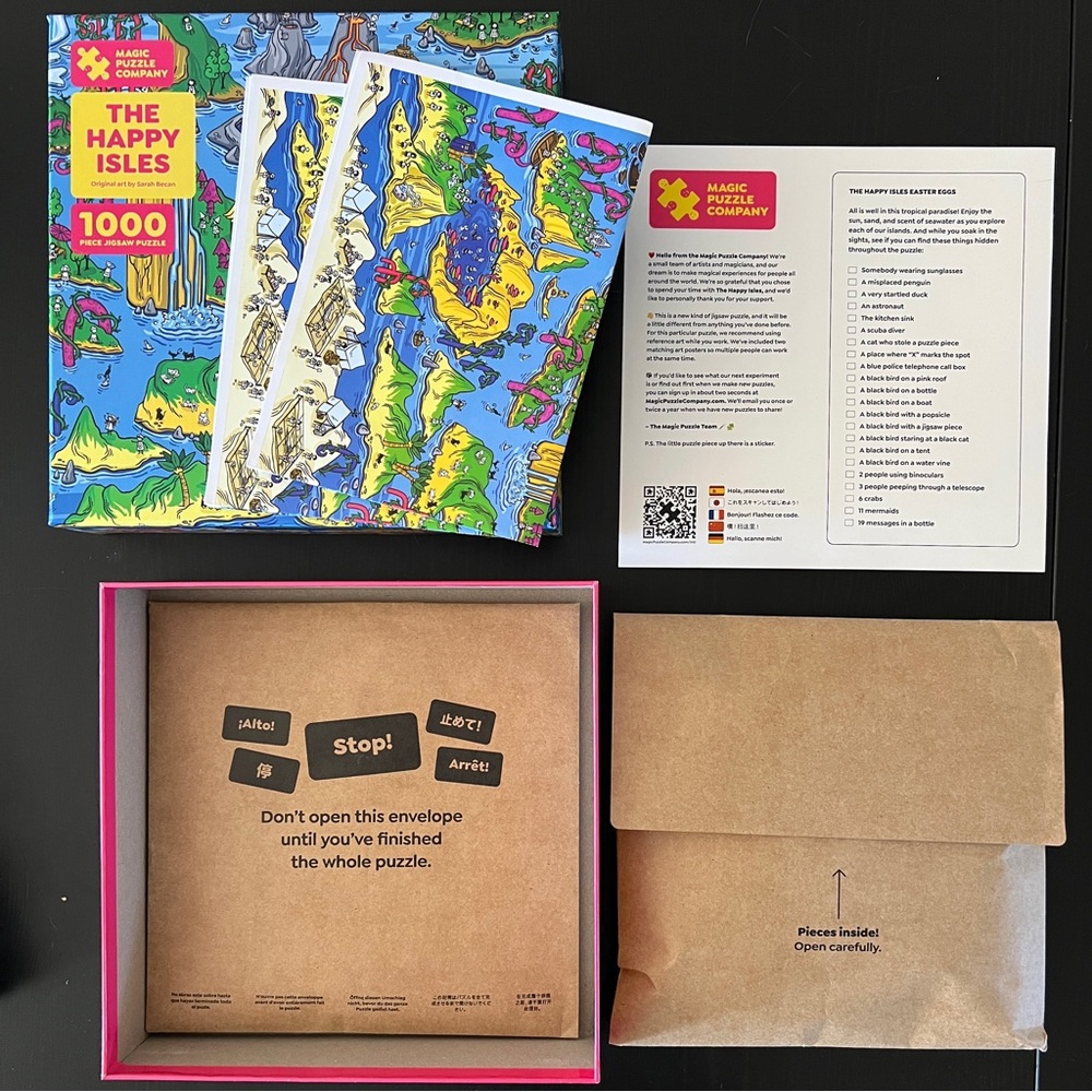 Magic Puzzle Company: The Happy Isles 1000-Piece Jigsaw Puzzle (Series 1) - Picture 3 of 4